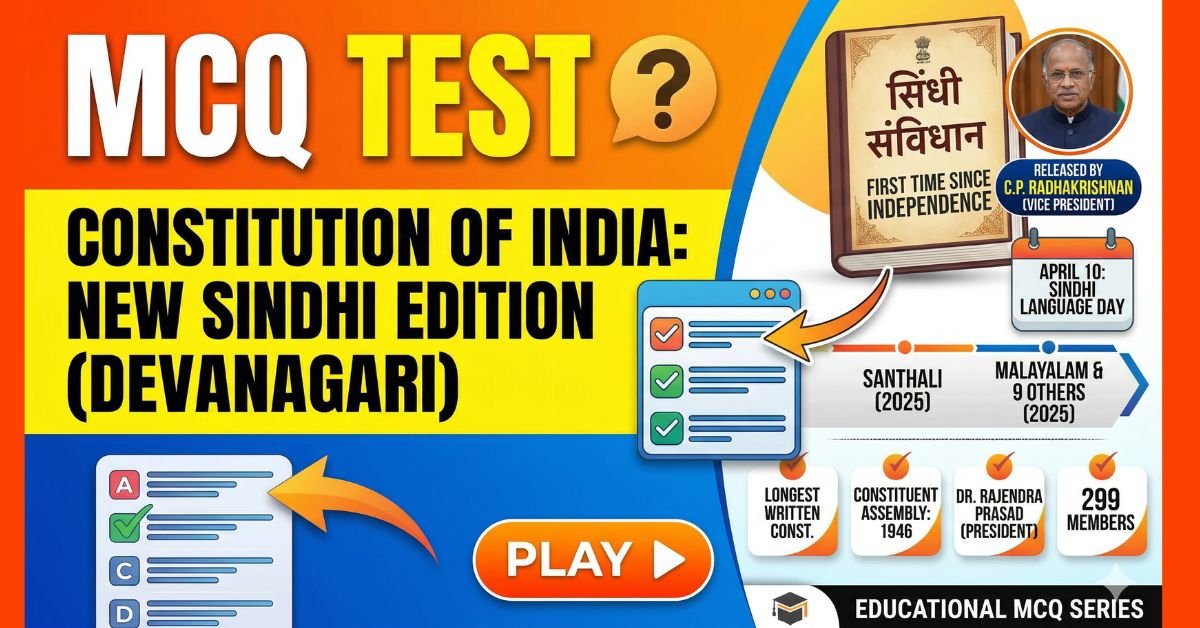 C.P. Radhakrishnan Unveils Constitution of India in Sindhi